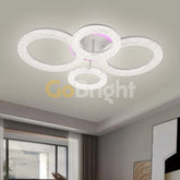 Lustra LED RGB 65W cu Telecomanda Safir 3 Tipuri de Lumini Alb